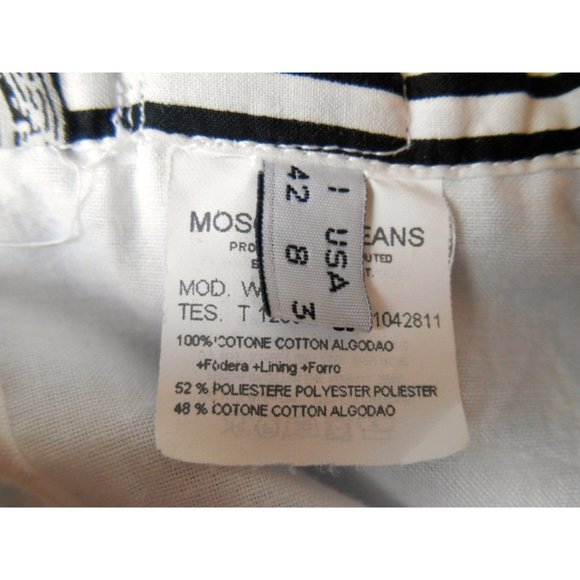 🇮🇹 Vintage MOSCHINO JEANS barocco bubble-skirt size US6 - Picture 7 of 9
